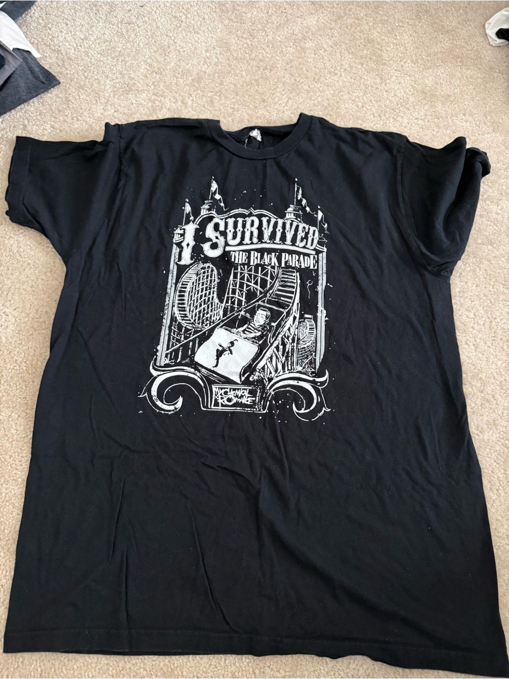 I Survived The Black Parade Graphic Tee - Black